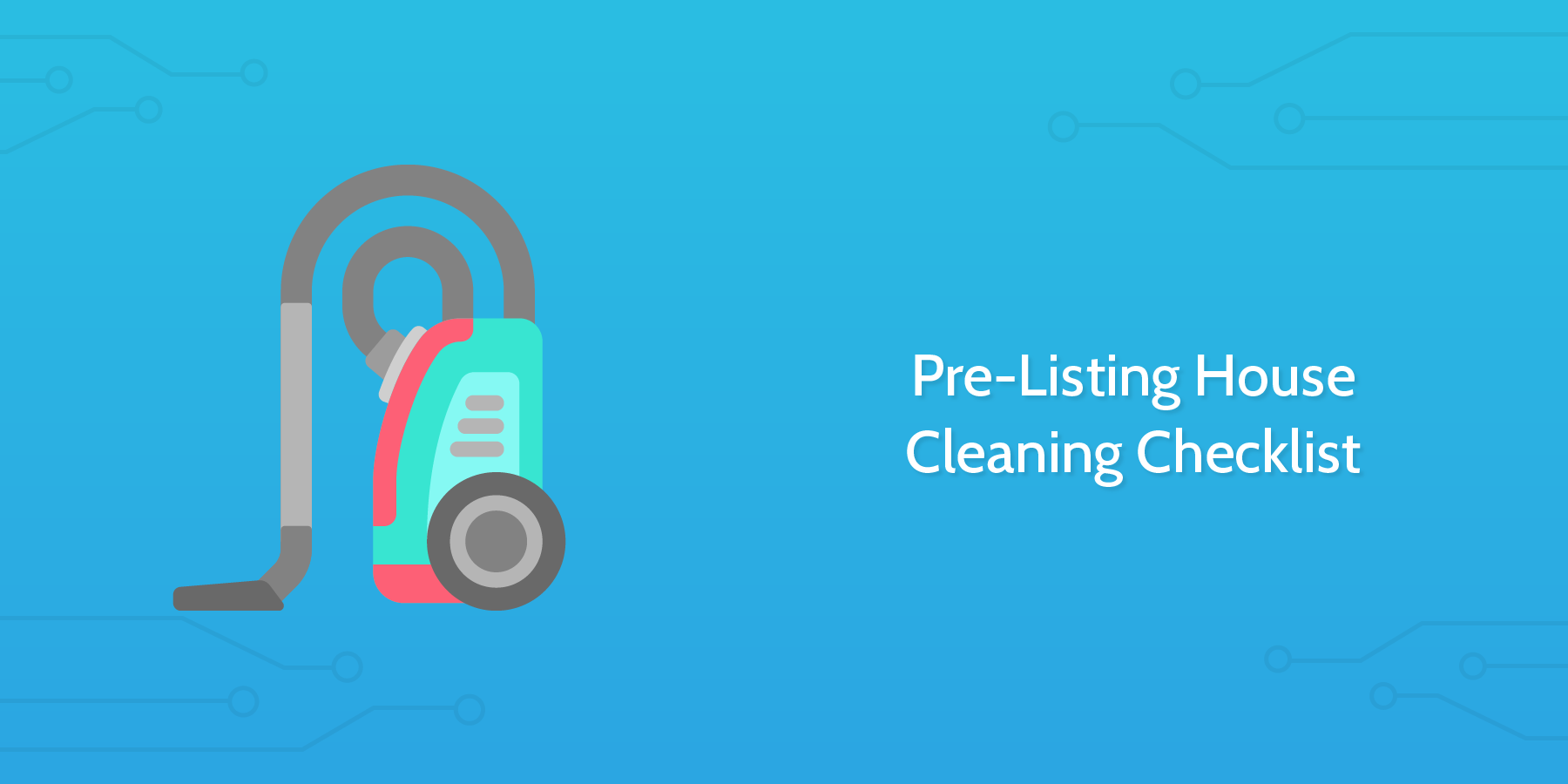 Pre-Listing House Cleaning Checklist
