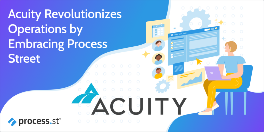 Heading image showing the article of an article titled "How Acuity Improved Operational Efficiency with Process Street"